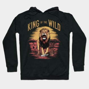 Lion With Words: King of the Wild Hoodie